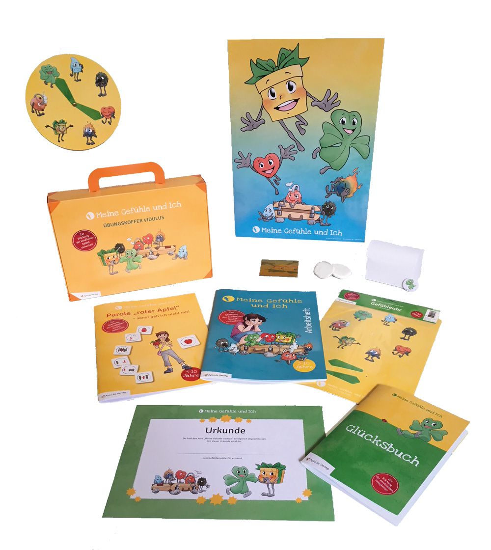 Vidulus_Uebungskoffer Kleiner Koffer Vidulus für die Kinder im Kurs "Meine Gefühle und Ich"